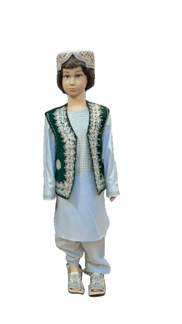 #BD002 Boys Perahan Tunbaan (Cotton, Light Blue)