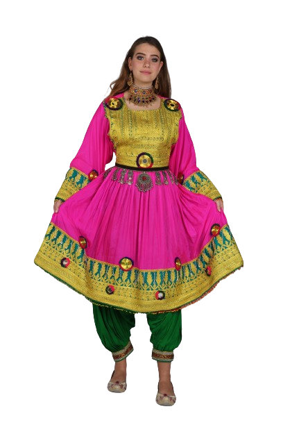 #SD006 Short Dress (Silky Kanawiz, Pink)