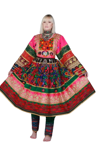 #SD025 Short Dress (Flowery Chiffon, Multicolor)