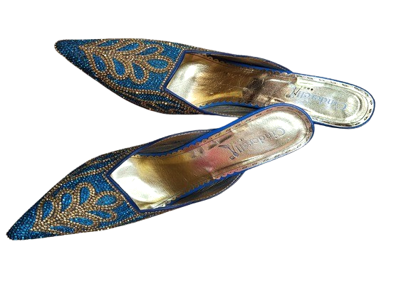 #WFW036 Shoes (Heels, Blue)