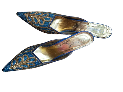 #WFW036 Shoes (Heels, Blue)