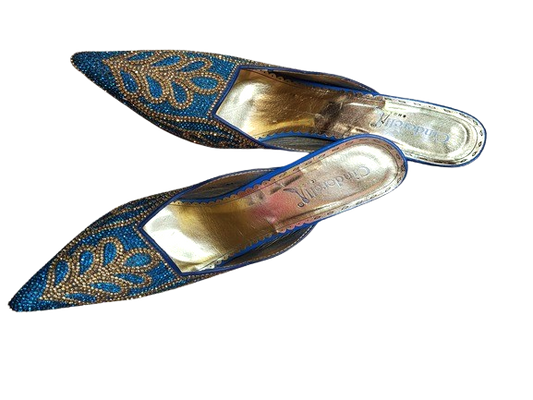 #WFW036 Shoes (Heels, Blue)