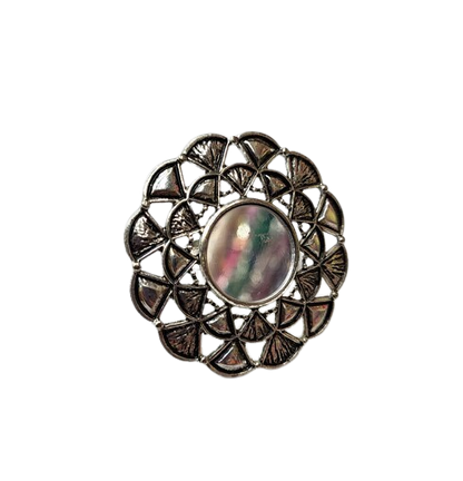 #WJ029 Ring Piece (Metal, Grey)